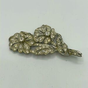 VIntage Brooch Pin with Crystal